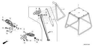 F-30 Stufe / Ständer CRF 450 Bj 2025
