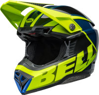 BELL Moto-10 Spherical Helm - Sliced Matte/Gloss Retina/Blue