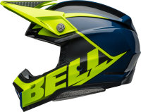 BELL Moto-10 Spherical Helm - Sliced Matte/Gloss Retina/Blue