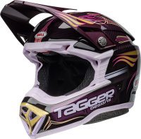 BELL Moto-10 Spherical Helm - Tagger Purple Haze Gloss...