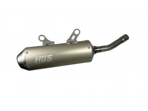 KTM SX / HUSQVARNA TC 250/300 ’23-24 / GasGas MC250 ’24 oval silencer Grey/Steel