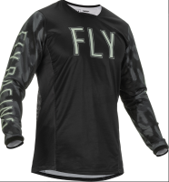 Fly MX-Jersey Kinetic S.E. Tactic Black-Grey Camo