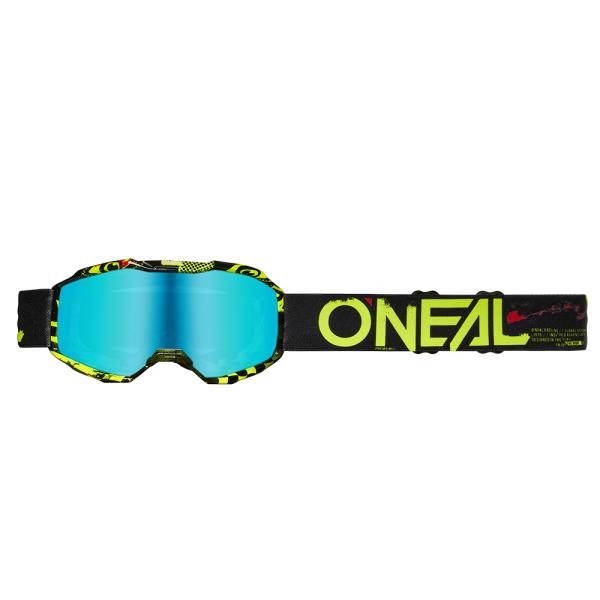 ONeal B-10 Youth Goggle ATTACK black/neon yellow - radium blue
