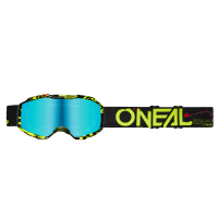 ONeal B-10 Youth Goggle ATTACK black/neon yellow - radium blue