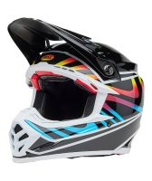 BELL Moto-9S Flex Helm - Drift Gloss Black Multi