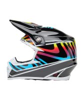 BELL Moto-9S Flex Helm - Drift Gloss Black Multi