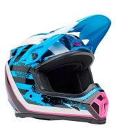 BELL MX-9 Mips Helm - Breakdance Gloss Blue/Pink