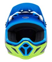 BELL MX-9 Mips Helm - Jackal Gloss Blue/Hi-Viz Yellow