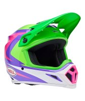 BELL MX-9 Mips Helm - Jackal Gloss Hi-Viz Green Purple