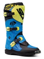 Sidi Flame Light Blu Lime Black