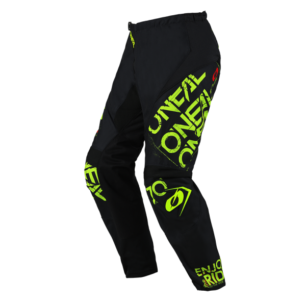 ONeal ELEMENT Pants STATIC black/neon yellow