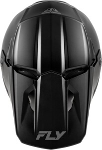 FLY RACING Kinetic Solid Jugend Helm - Mattschwarz