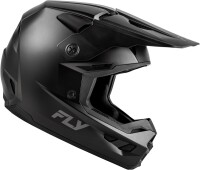 FLY RACING Kinetic Solid Jugend Helm - Mattschwarz