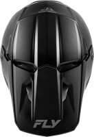 FLY RACING Kinetic Solid Jugend Helm - Mattschwarz