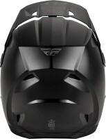 FLY RACING Kinetic Solid Jugend Helm - Mattschwarz