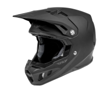 FLY RACING Formula CC Solid Kinderhelm - Schwarz Matt