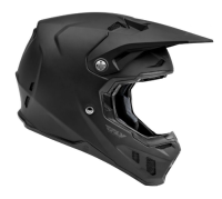 FLY RACING Formula CC Solid Kinderhelm - Schwarz Matt