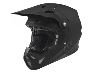FLY RACING Kinderhelm Formula CP Solid - Mattschwarz
