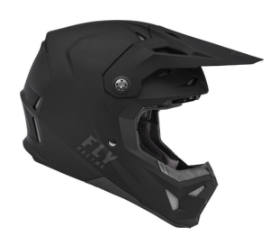 FLY RACING Kinderhelm Formula CP Solid - Mattschwarz
