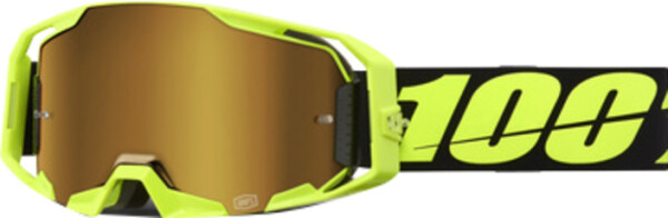 Armatic Goggle Neon Yellow - Mirror True Gold Lens