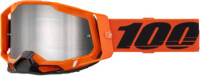 Racecraft 2 Goggle Neon Orange - Mirror Silver flash Lens