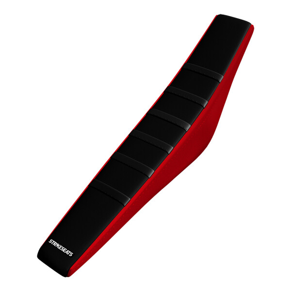 Honda CRF450R/CRF450RX 21-24/ CRF250R/CRF250RX 22-24 SCHWARZ/SCHWARZ/ROT Gripper Gerippter Sitzbezug