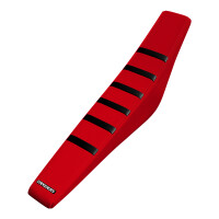 Honda CRF450R/CRF450RX 21-24/ CRF250R/CRF250RX 22-24 SCHWARZ/ROT/ROT Gripper Gerippter Sitzbezug