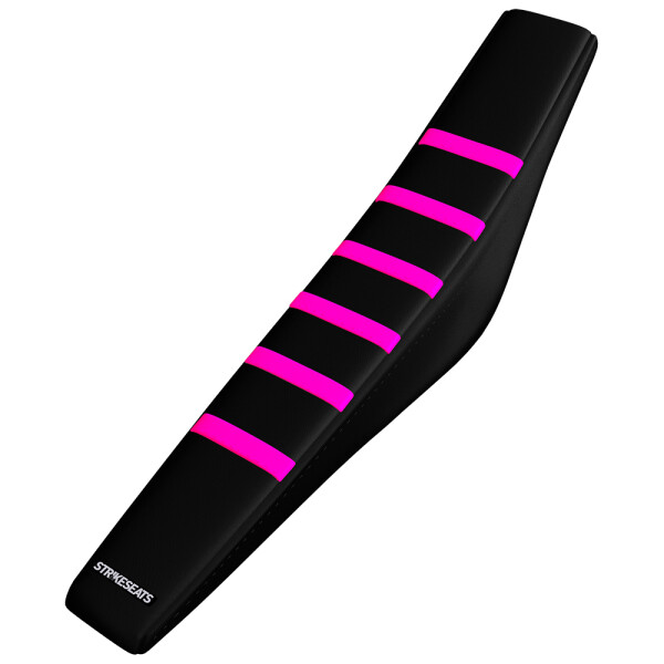 Yamaha PW50 1985 - 2025 PINK/SCHWARZ/SCHWARZ Gripper Gerippter Sitzbezug