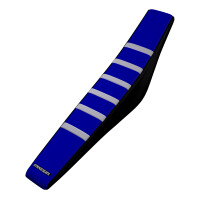 Yamaha YZ450F 18-22 /YZ250F 19-23 /WR450F 19-23 /WR250F 20-24 WEISS/BLAU/SCHWARZ Gripper Gerippter Sitzbezug