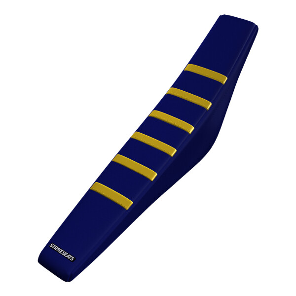 Husqvarna TC/TX/FC/FS 19-22 TE/FE 20-23 YELLOW/NAVY/NAVY Gripper Gerippter Sitzbezug