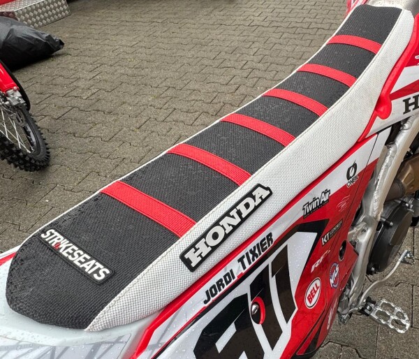 KMP Sitzbezug Gripper Ripped Honda CRF450R 2021- / CRF250R 2022-