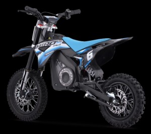 Dirtbike Kinder Elektro Hiro Rakete 1000W Blau