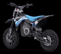 Dirtbike Kinder Elektro Hiro Rakete 1000W Blau