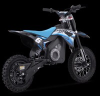 Dirtbike Kinder Elektro Hiro Rakete 1000W Blau