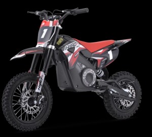 Dirtbike Kinder Elektro Hiro Rakete 1200W Rot
