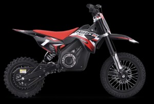 Dirtbike Kinder Elektro Hiro Rakete 1200W Rot