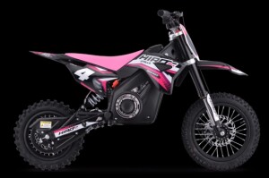 Dirtbike Kinder Elektro Hiro Rakete 1000W Rosa