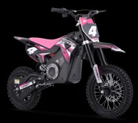 Dirtbike Kinder Elektro Hiro Rakete 1000W Rosa