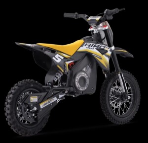 Dirtbike Kinder Elektro Hiro Rakete 1000W Gelb