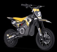 Dirtbike Kinder Elektro Hiro Rakete 1000W Gelb