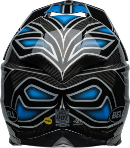 BELL Moto-10 Spherical Helm - Webb Marmont Gloss North Carolina Blue