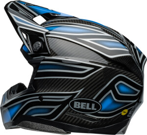 BELL Moto-10 Spherical Helm - Webb Marmont Gloss North Carolina Blue