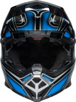BELL Moto-10 Spherical Helm - Webb Marmont Gloss North Carolina Blue