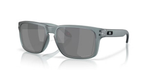 OAKLEY Holbrook Sonnenbrille Matte Crystal Black - Prizm Black Polarized Gläser