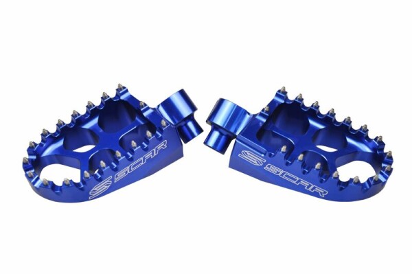 Fußrasten Evo Scar Blau Yamaha