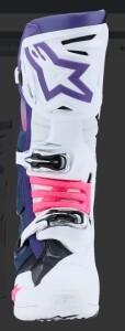 Alpinestars TECH 10 Weiß, Navy, Fluorescent Pink, Lila