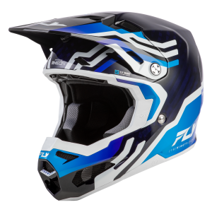 FLY RACING Formula S Carbon Byte Helm - Blau...