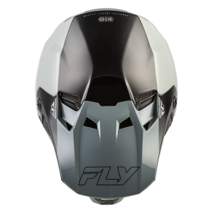 FLY RACING Formula CC Glide Helm - Grau/Schwarz