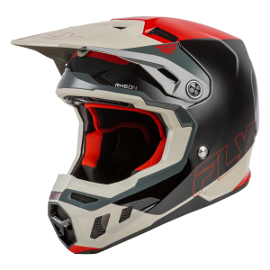 FLY RACING Formula CC Glide Helm - Schwarz/Rot/Grau