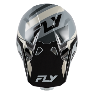 FLY RACING Formula CP Seal Helm - Schwarz/Grau